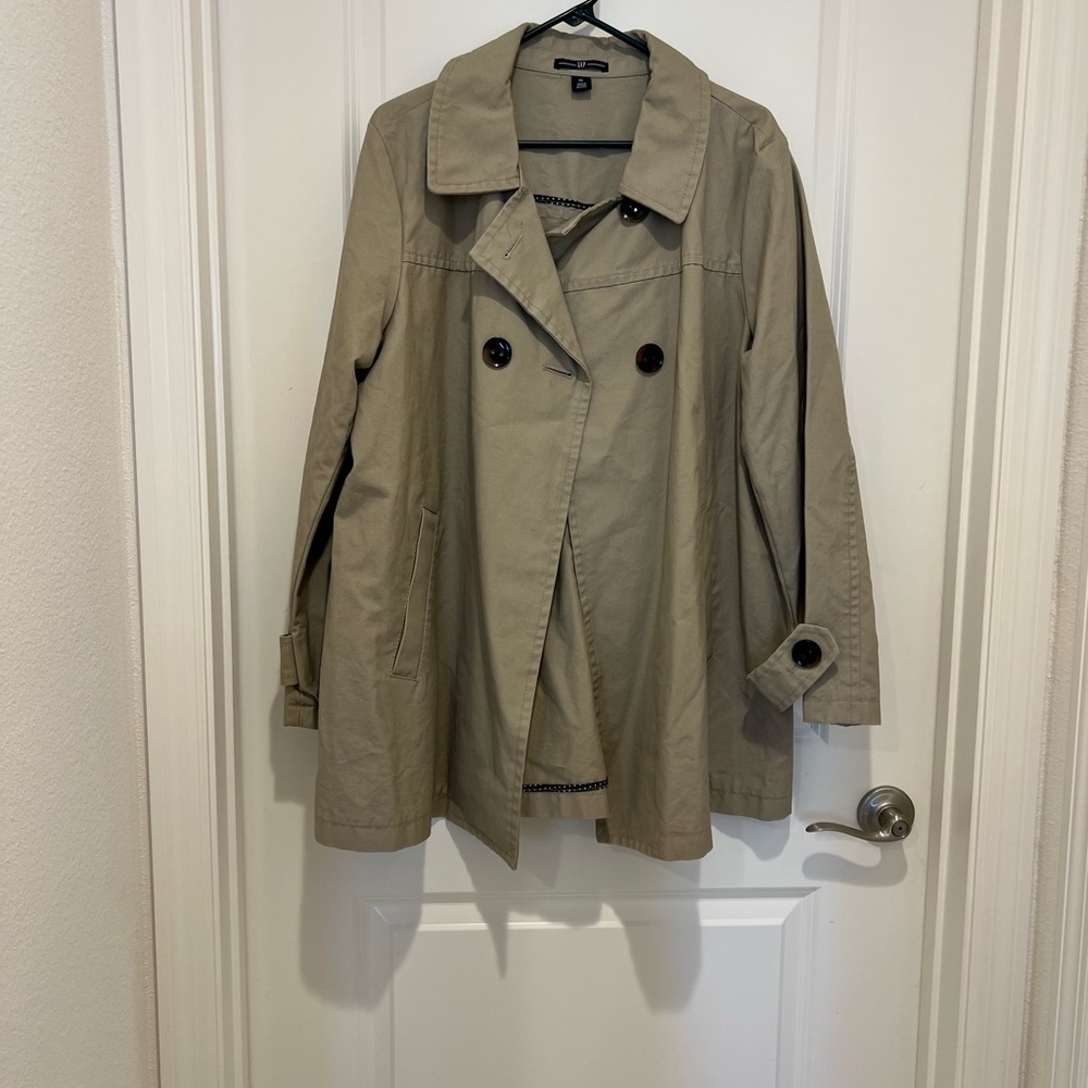 Gap XL 100% Cotton coats jacket pockets cargo travel lightweight hunting work